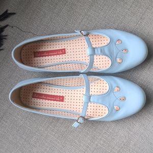B.A.I.T Everline Flats in Pale Blue